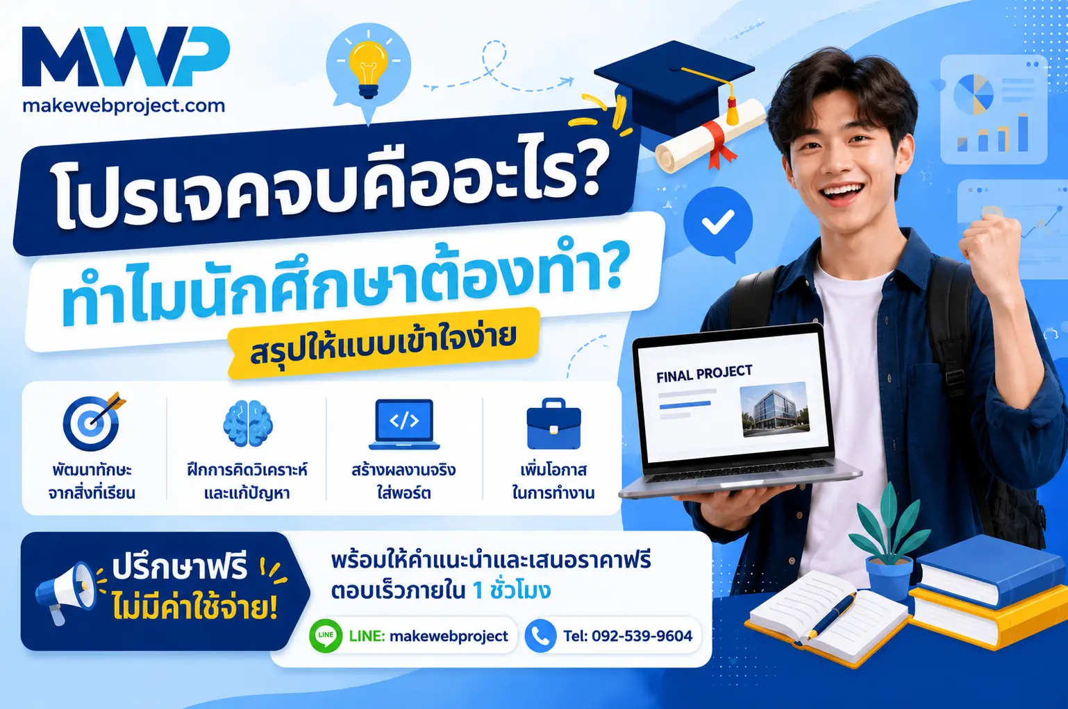 โปรเจคจบคืออะไร ทำไมนักศึกษาต้องทำ
